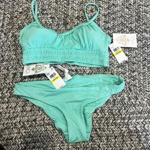 BECCA Mint Green Bikini Set